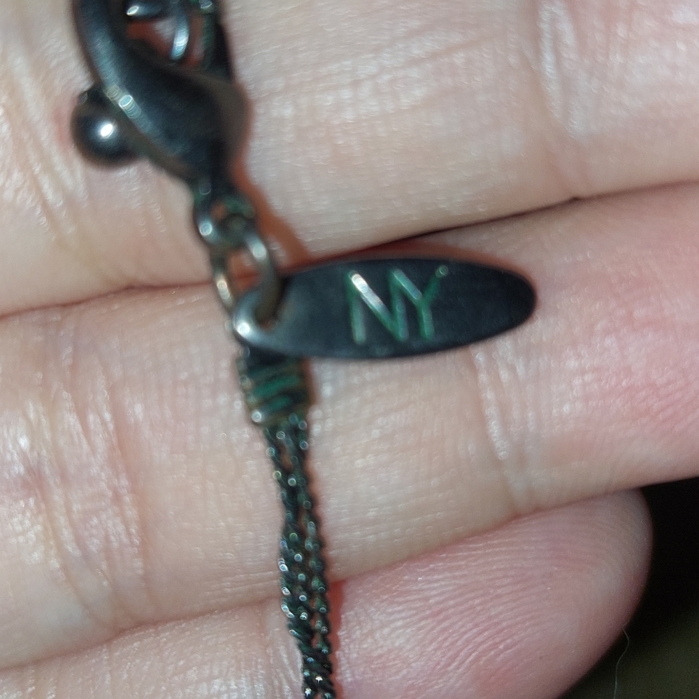 NY Multi-Color Multi Strand Beaded Necklace - Picture 3 of 3